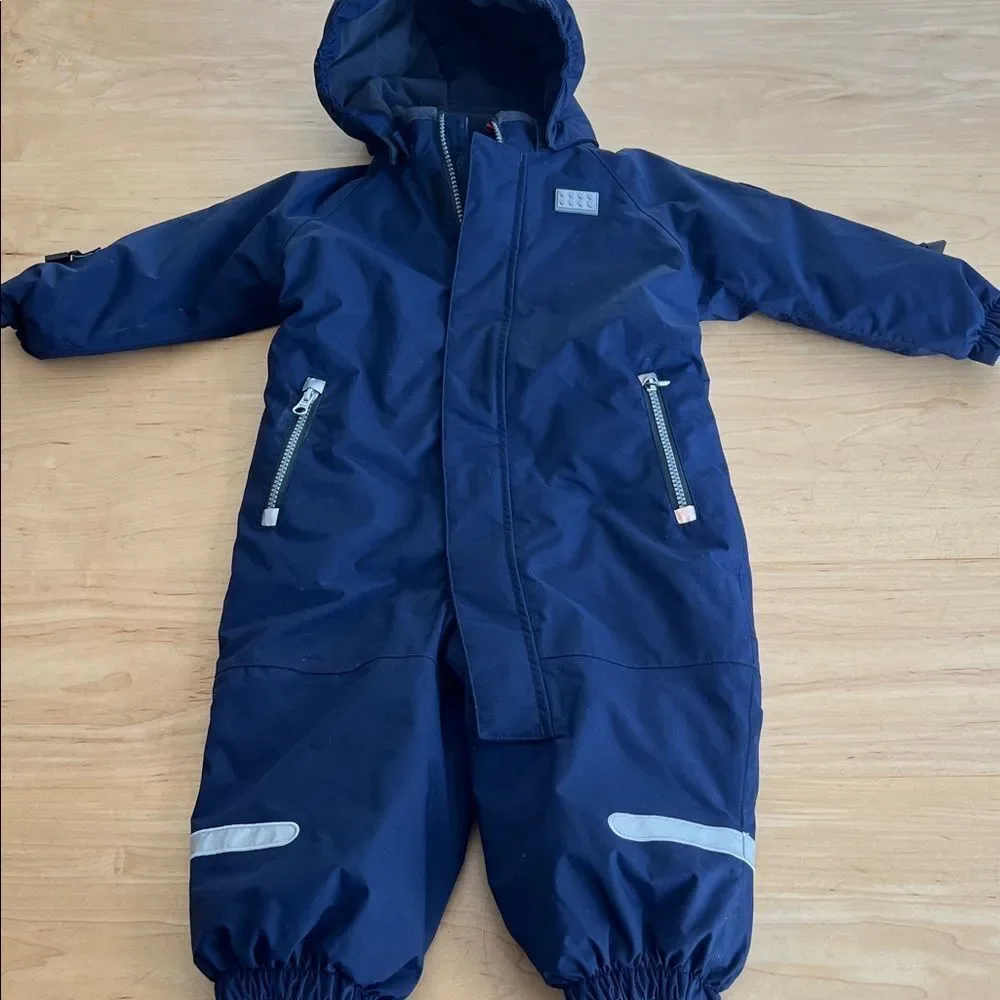 Legowear Navy Blue Hooded Snowsuit